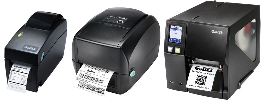 Godex thermal printers