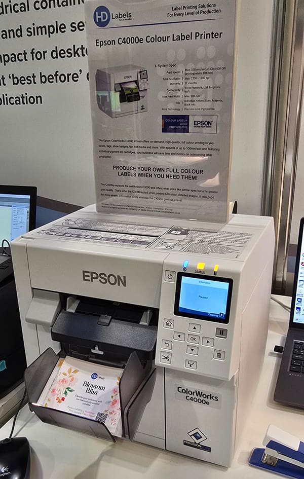 Epson C4000e from HD Labels