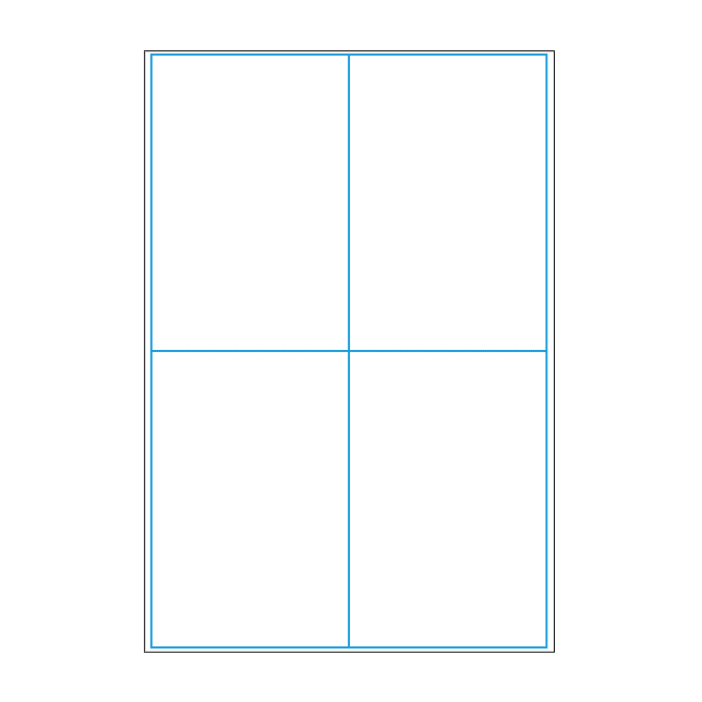 A4 Sheet Labels 99.1 x 139mm